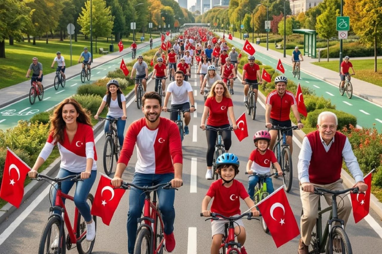 Türkiye Bisiklet Federasyonu, Cumhuriyetimizin 103. yılında tüm Türkiye’yi daha sağlıklı,