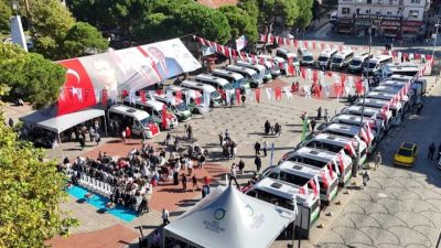 Ordu Büyükşehir Belediyesi tarafından Ünye ilçesinde şehir içi toplu taşıma
